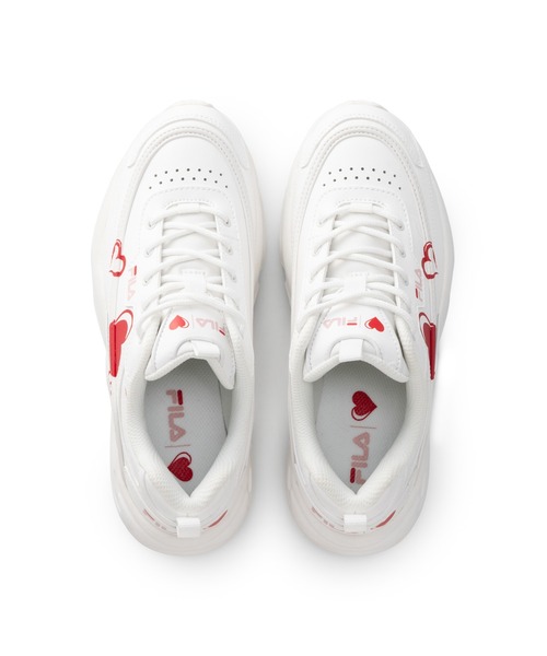 FILA(フィラ)の「RAYTONA HEART(スニーカー・レディース・ホワイト・22.5cm/23.0cm/23.5cm/24.0cm/24.5cm/25.0cm/26.0cm/27.0cm/28.0cm)」の2枚目の写真