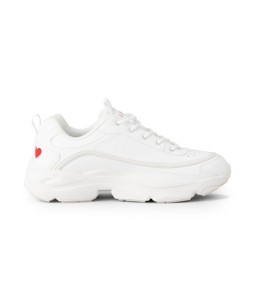 FILA(フィラ)の「RAYTONA HEART(スニーカー・レディース・ホワイト・22.5cm/23.0cm/23.5cm/24.0cm/24.5cm/25.0cm/26.0cm/27.0cm/28.0cm)」の5枚目の写真