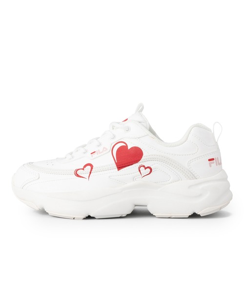 FILA(フィラ)の「RAYTONA HEART(スニーカー・レディース・ホワイト・22.5cm/23.0cm/23.5cm/24.0cm/24.5cm/25.0cm/26.0cm/27.0cm/28.0cm)」の4枚目の写真