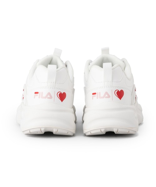 FILA(フィラ)の「RAYTONA HEART(スニーカー・レディース・ホワイト・22.5cm/23.0cm/23.5cm/24.0cm/24.5cm/25.0cm/26.0cm/27.0cm/28.0cm)」の3枚目の写真