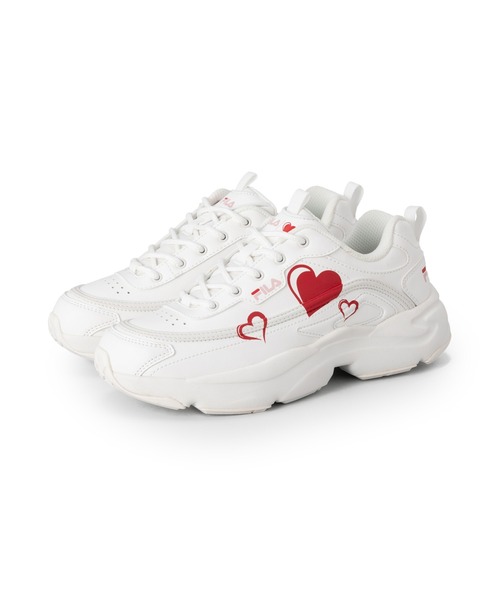 FILA(フィラ)の「RAYTONA HEART(スニーカー・レディース・ホワイト・22.5cm/23.0cm/23.5cm/24.0cm/24.5cm/25.0cm/26.0cm/27.0cm/28.0cm)」の10枚目の写真