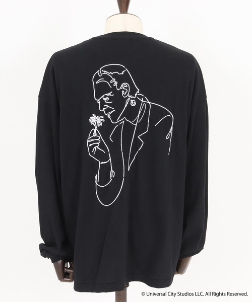 ADAM PATEK（アダムパテック）の「mlt5399-Frankenstein flowerstitch longsleeve 長袖Tシャツ(AP2524022)（Tシャツ/カットソー・メンズ・ホワイト/ブラック・1/2）」の16枚目の写真