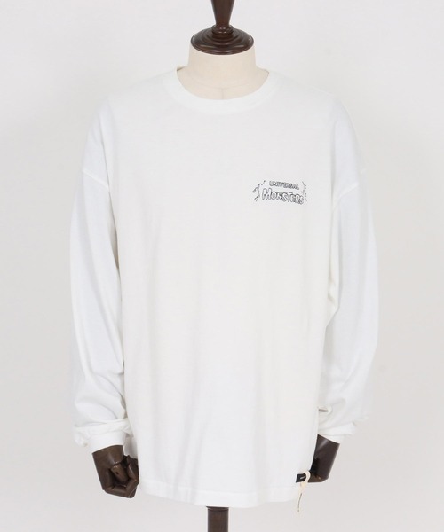 ADAM PATEK（アダムパテック）の「mlt5399-Frankenstein flowerstitch longsleeve 長袖Tシャツ(AP2524022)（Tシャツ/カットソー・メンズ・ホワイト/ブラック・1/2）」の17枚目の写真