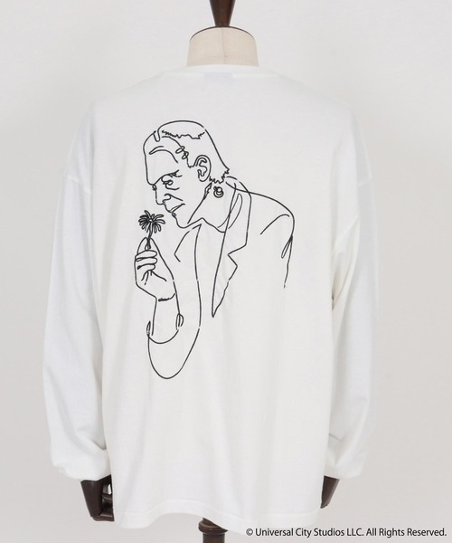 ADAM PATEK（アダムパテック）の「mlt5399-Frankenstein flowerstitch longsleeve 長袖Tシャツ(AP2524022)（Tシャツ/カットソー・メンズ・ホワイト/ブラック・1/2）」の18枚目の写真