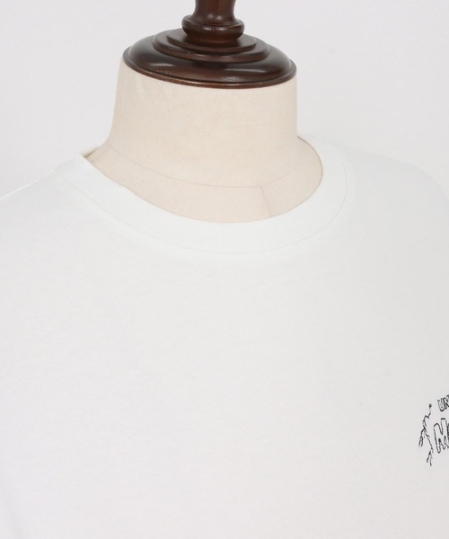 ADAM PATEK（アダムパテック）の「mlt5399-Frankenstein flowerstitch longsleeve 長袖Tシャツ(AP2524022)（Tシャツ/カットソー・メンズ・ホワイト/ブラック・1/2）」の19枚目の写真