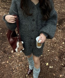 mellowneon | シャギーニットロングカーディガン(カーディガン/ボレロ)