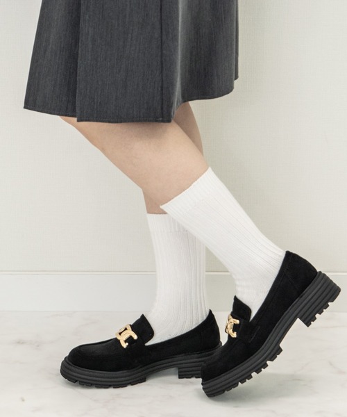 Bridget Birkin(ブリジットバーキン)の「【Bridget Birkin】チェーンベルトローファー(551673)(ローファー・レディース・ブラック系その他/ブラック系その他2・36/37/39/38)」の7枚目の写真