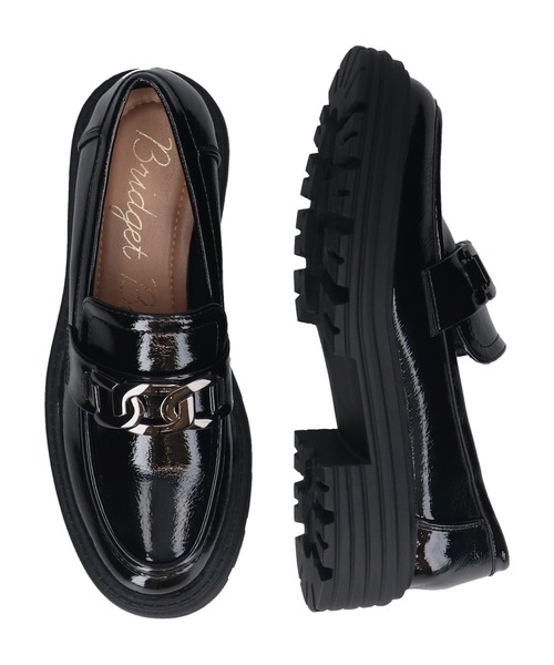 Bridget Birkin(ブリジットバーキン)の「【Bridget Birkin】チェーンベルトローファー(551673)(ローファー・レディース・ブラック系その他/ブラック系その他2・36/37/39/38)」の13枚目の写真
