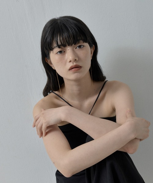 ORLEAN(オルレアン)の「【ORLEAN】ロングチェーンピアス(ピアス(両耳用)・レディース・シルバー/ゴールド・フリー)」の10枚目の写真