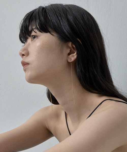 ORLEAN(オルレアン)の「【ORLEAN】ロングチェーンピアス(ピアス(両耳用)・レディース・シルバー/ゴールド・フリー)」の11枚目の写真