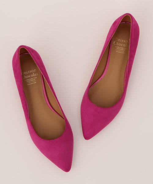 Boisson Chocolat（ボワソンショコラ）の「＜＜WEB限定＞＞BFC ポインテッドフラット（パンプス・レディース・ブラック/ベージュ/オリーブ/ライトブルー/レッド/グレー/ネイビー/ピンク/ターコイズブルー/ライトグレー/レンガ/パープル/その他1/ダークグレー/ロイヤルブルー/ダークグリーン/その他2・22cm/22.5cm/23.5cm/24.5cm/23cm/25cm/24cm）」の12枚目の写真