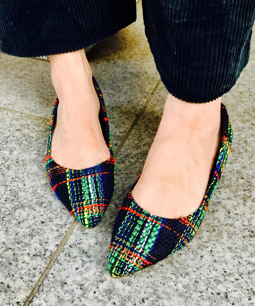 Boisson Chocolat（ボワソンショコラ）の「＜＜WEB限定＞＞BFC ポインテッドフラット（パンプス・レディース・ブラック/ベージュ/オリーブ/ライトブルー/レッド/グレー/ネイビー/ピンク/ターコイズブルー/ライトグレー/レンガ/パープル/その他1/ダークグレー/ロイヤルブルー/ダークグリーン/その他2・22cm/22.5cm/23.5cm/24.5cm/23cm/25cm/24cm）」の6枚目の写真