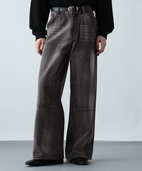 セール】ダブルニーデニムパンツ(HARE)（デニムパンツ）｜HARE（ハレ