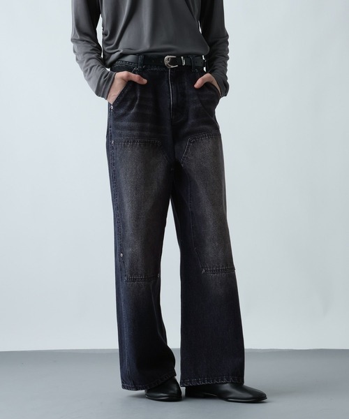 セール】ダブルニーデニムパンツ(HARE)（デニムパンツ）｜HARE（ハレ