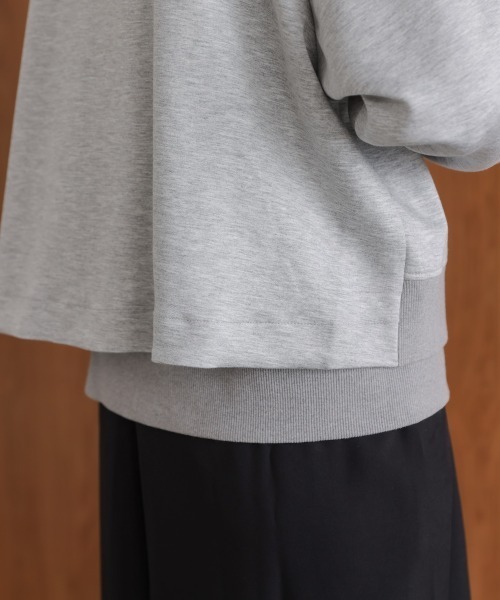 Bou Jeloud（ブージュルード）の「ダンボールレイヤードパーカー（テーラードジャケット・レディース・グレー/ブラック/アイボリー・FREE）」の15枚目の写真