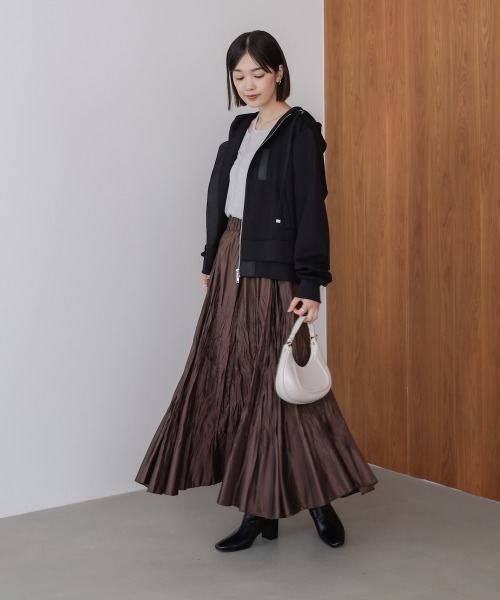 Bou Jeloud（ブージュルード）の「ダンボールレイヤードパーカー（テーラードジャケット・レディース・グレー/ブラック/アイボリー・FREE）」の20枚目の写真