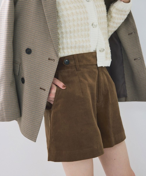 VIS（ビス）の「フロッキーグルカショートパンツ（その他パンツ・レディース・チャコールグレー/ベージュ系その他・FREE）」の8枚目の写真