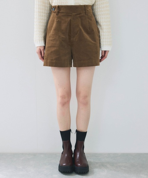 VIS（ビス）の「フロッキーグルカショートパンツ（その他パンツ・レディース・チャコールグレー/ベージュ系その他・FREE）」の14枚目の写真