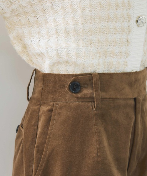 VIS（ビス）の「フロッキーグルカショートパンツ（その他パンツ・レディース・チャコールグレー/ベージュ系その他・FREE）」の18枚目の写真