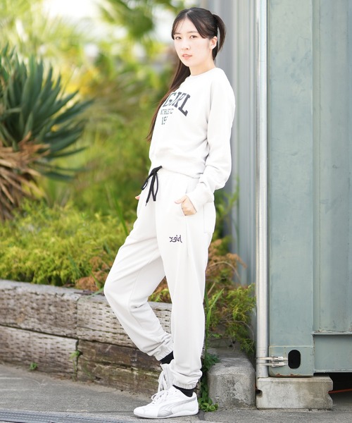 セール】X-girl SPORTS/エックスガールスポーツ CREWNECK SWEATSHIRT