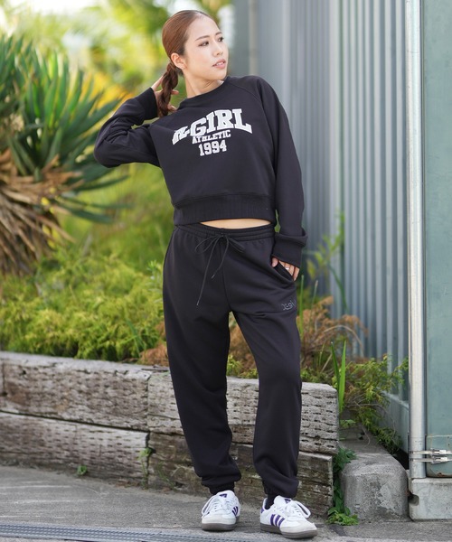セール】X-girl SPORTS/エックスガールスポーツ CREWNECK SWEATSHIRT