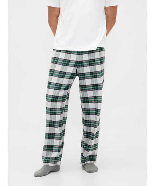 GAP（ギャップ）の「ソフトフランネル パジャマパンツ(ユニセックス)（ルームウェア/パジャマ・レディース・グリーン/ベージュ/グリーン系その他/ブラック×ホワイト/レッド/レッド系その他/ピンク系その他/ブラック×レッド・XS/S/M/L/XXS）」の5枚目の写真