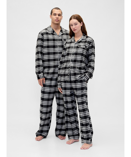 GAP（ギャップ）の「ソフトフランネル パジャマパンツ(ユニセックス)（ルームウェア/パジャマ・レディース・グリーン/ベージュ/グリーン系その他/ブラック×ホワイト/レッド/レッド系その他/ピンク系その他/ブラック×レッド・XS/S/M/L/XXS）」の18枚目の写真