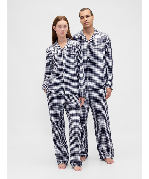 セール】ソフトフランネル パジャマパンツ(ユニセックス)（ルーム