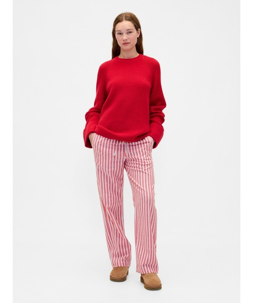 GAP（ギャップ）の「ソフトフランネル パジャマパンツ(ユニセックス)（ルームウェア/パジャマ・レディース・グリーン/ベージュ/グリーン系その他/ブラック×ホワイト/レッド/レッド系その他/ピンク系その他/ブラック×レッド・XS/S/M/L/XXS）」の9枚目の写真