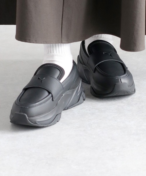 靴 PUMA SOPHYR Loafers PUMA（プーマ） ローファー ウィメンズ PUMA LOAFYR WNS PUMA BLACK