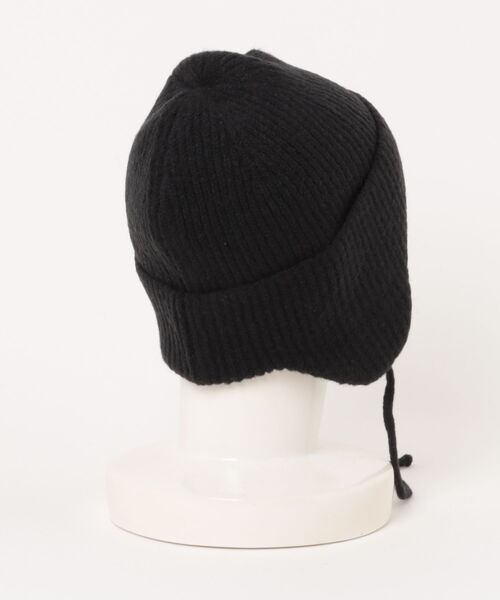 RVCA（ルーカ）の「RVCA/ルーカ ビーニー EAR FLAP BEANIE ニット帽 BF042-908（ニットキャップ/ビーニー・メンズ・オフホワイト/ブラック・FREE）」の3枚目の写真