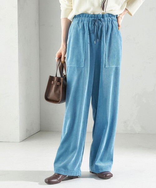 洗濯機可能〉TUMUGITO(R) コーデュロイ ドロスト パンツ（その他