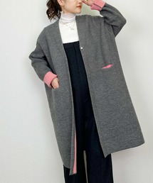 PICCIN | 配色ロングカーディガン(カーディガン/ボレロ)