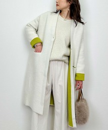 PICCIN | 配色ロングカーディガン(カーディガン/ボレロ)