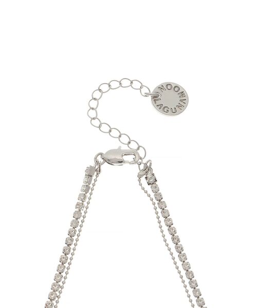 LAGUNAMOON（ラグナムーン）の「ナロービジューネックレス（ネックレス・レディース・シルバー・FREE）」の4枚目の写真