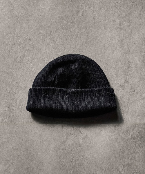 SUBLIME(サブライム)の「(SUBLIME)SMOOTH WHOOL.G WT(ニットキャップ/ビーニー・レディース・ブラック/ライトブルー/ベージュ・ONE SIZE)」の2枚目の写真