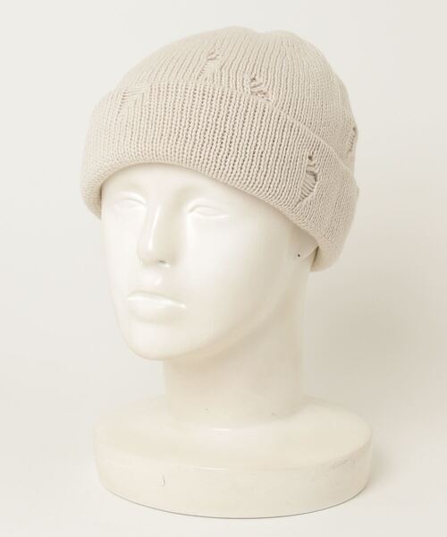 SUBLIME(サブライム)の「(SUBLIME)SMOOTH WHOOL.G WT(ニットキャップ/ビーニー・レディース・ブラック/ライトブルー/ベージュ・ONE SIZE)」の9枚目の写真