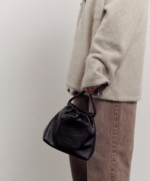 ONE.(ワンドット)の【ONE./ワンドット】レザー巾着ショルダーBAG(ハンドバッグ)