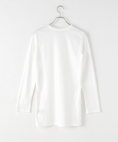 plage（プラージュ）の「LIGHT SHEER LONG Tシャツ（Tシャツ/カットソー・レディース・ホワイト・FREE）」の11枚目の写真