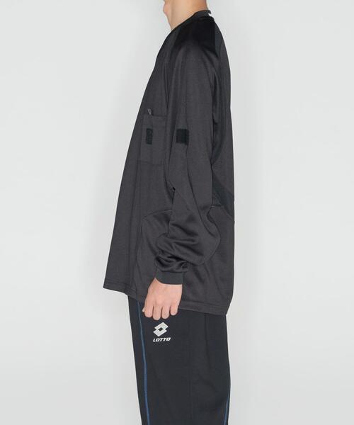 LOTTO(ロット)の「LOTTO REFEREE SHIRTS(Tシャツ/カットソー・メンズ・ネイビー/ブラック・X-LARGE/MEDIUM/LARGE/XX-LARGE)」の3枚目の写真