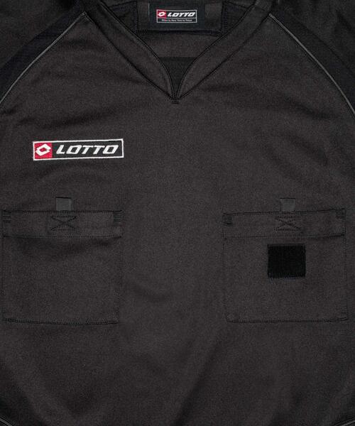 LOTTO(ロット)の「LOTTO REFEREE SHIRTS(Tシャツ/カットソー・メンズ・ネイビー/ブラック・X-LARGE/MEDIUM/LARGE/XX-LARGE)」の6枚目の写真