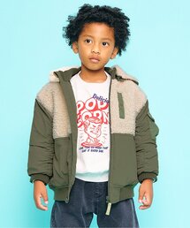 F.O.KIDS(エフオーキッズ)の【ジュニア対応】ボア切り替えジャケット(ダウンジャケット/コート)