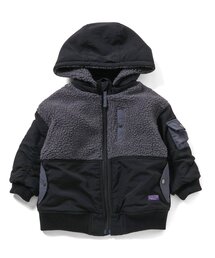 F.O.KIDS（エフオーキッズ）の「【ジュニア対応】ボア切り替えジャケット（ダウンジャケット/コート）」