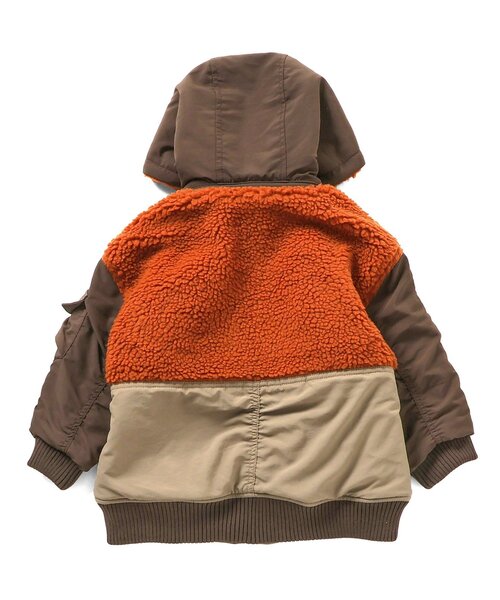 【EVISU 戎】ボアアウター ブラック オレンジ ダウン EVISU 戎】ボアアウター ブラック オレンジ ダウン - メルカリ