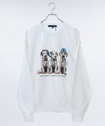 Jungle Storm（ジャングルストーム）の「【13】アソートデザイン刺繍 裏起毛 ビッグシルエット クルーネックスウェット（スウェット）」