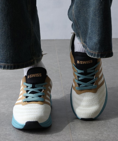 K-SWISS(ケースイス)の「【K-SWISS/ケースイス】エアロニット ローカット スニーカー(スニーカー・メンズ・ブラック/ベージュ・27cm/25.5cm/26.5cm/26cm)」の3枚目の写真