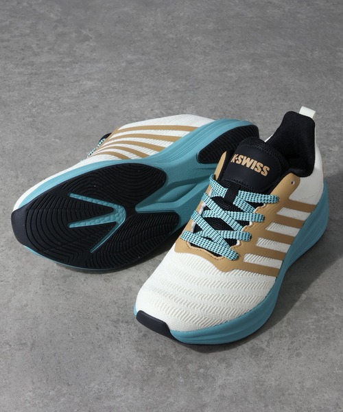 K-SWISS(ケースイス)の「【K-SWISS/ケースイス】エアロニット ローカット スニーカー(スニーカー・メンズ・ブラック/ベージュ・27cm/25.5cm/26.5cm/26cm)」の4枚目の写真