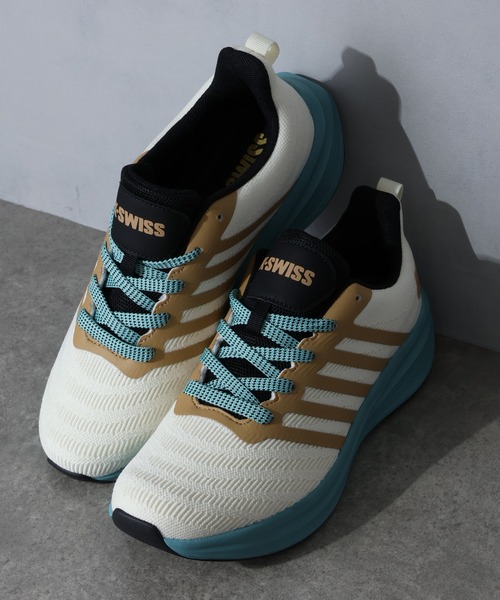 K-SWISS(ケースイス)の「【K-SWISS/ケースイス】エアロニット ローカット スニーカー(スニーカー・メンズ・ブラック/ベージュ・27cm/25.5cm/26.5cm/26cm)」の6枚目の写真