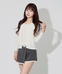 ALLuRing ChaRm（アリュリングチャーム）の「Dot Ribbon Camisole Ensemble / ドットリボンキャミソールアンサンブル（アンサンブル）」