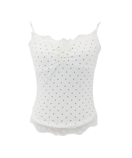 ALLuRing ChaRm(アリュリングチャーム)の「Dot Ribbon Camisole Ensemble / ドットリボンキャミソールアンサンブル(アンサンブル・レディース・ブラック/ホワイト・FREE)」の21枚目の写真